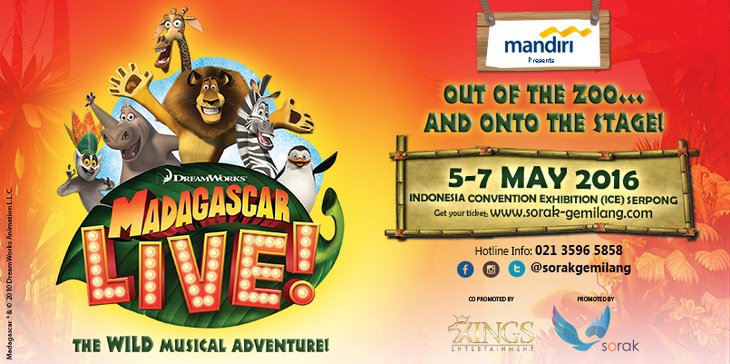 7Kings Entertainment (@7kingsent) on Twitter photo Madagascar Live ,5-7 Mei 2016 ,ICE BSD ,Promotor by <a href="/sorakgemilang/">Sorak Gemilang</a>  & <a href="/7KingsEnt/">7Kings Entertainment</a> Ticketing Management <a href="/MyTicketINA/">MyTicket Indonesia</a> Madagascar Live ,5-7 Mei 2016 ,ICE BSD ,Promotor by <a href="/sorakgemilang/">Sorak Gemilang</a>  & <a href="/7KingsEnt/">7Kings Entertainment</a> Ticketing Management <a href="/MyTicketINA/">MyTicket Indonesia</a>