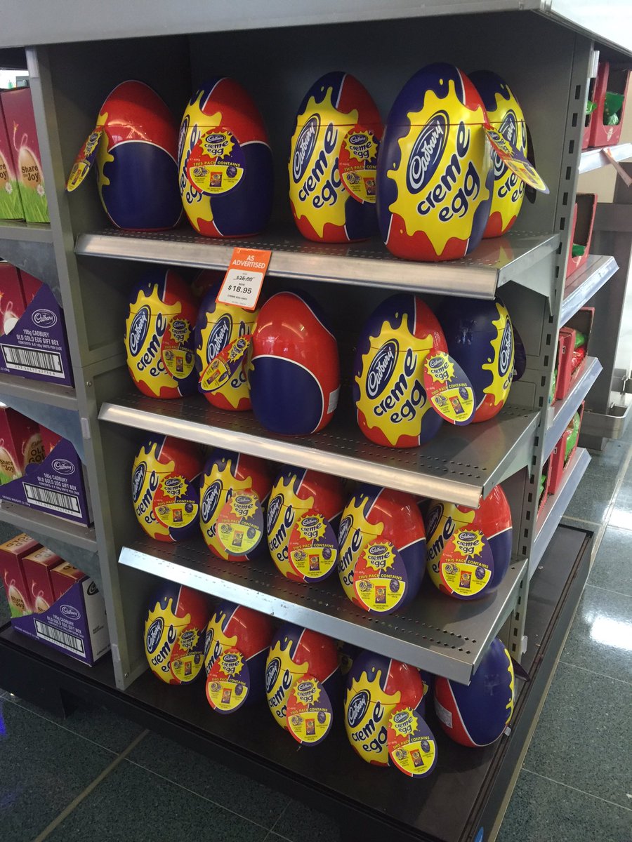 s1kwitit's tweet photo. @BrendanSchaub They're back!! Big Browns heaven or what.. Over a pound of Creme eggs in each https://t.co/JY8gh368Oc