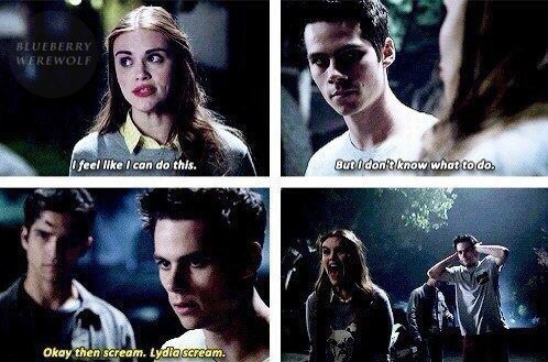 ForevWolf's tweet photo. - I feel like I can do this. But I do not know what to do.
- Okay then scream. Lydia scream💗🙌
#StydiaForever https://t.co/mbwAXxpsyo