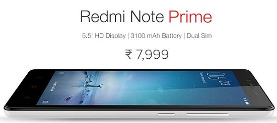 Searchmymobile's tweet image. #RedmiNotePrime with 2GB RAM &amp;amp; 3100 mAh Battery @ Rs. 7,999/- only Exclusively on Amazon!! goo.gl/iSiJIc