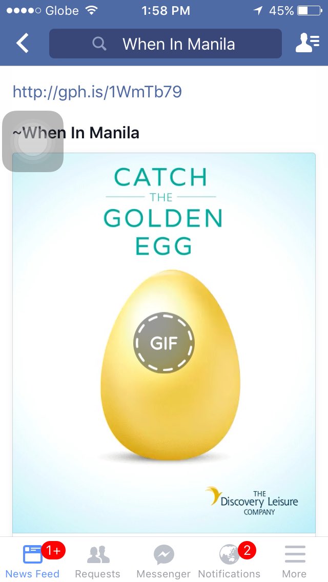 me2ng's tweet photo. I found the #GoldenEgg! @TDLCI @WheninManila, I wanna win a 3D/2N at CLUB PARADISE ! #Easter2016 https://t.co/Hg9UbOeDjd
