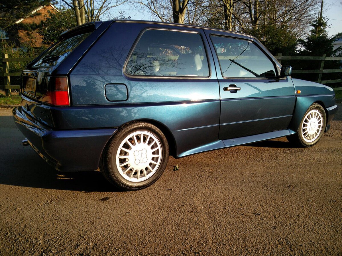 lucent_uk's tweet image. Results of a two stage correction on this Volkswagen Golf G60 Rallye. Stunning colour! #g60 #golfrallye #detailing