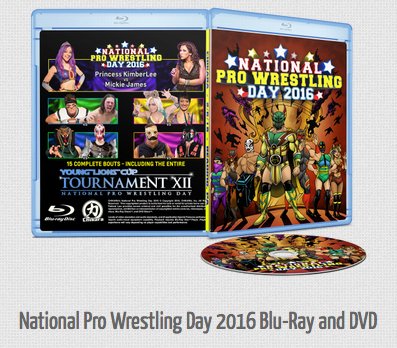 NatProWrestDay's tweet photo. We've got @HeidiLovelace v @SoloDarling &amp; plenty more on the #NPWD16 Blu-Ray release! https://t.co/RxXw9Cyt1p https://t.co/acrEmSfvii