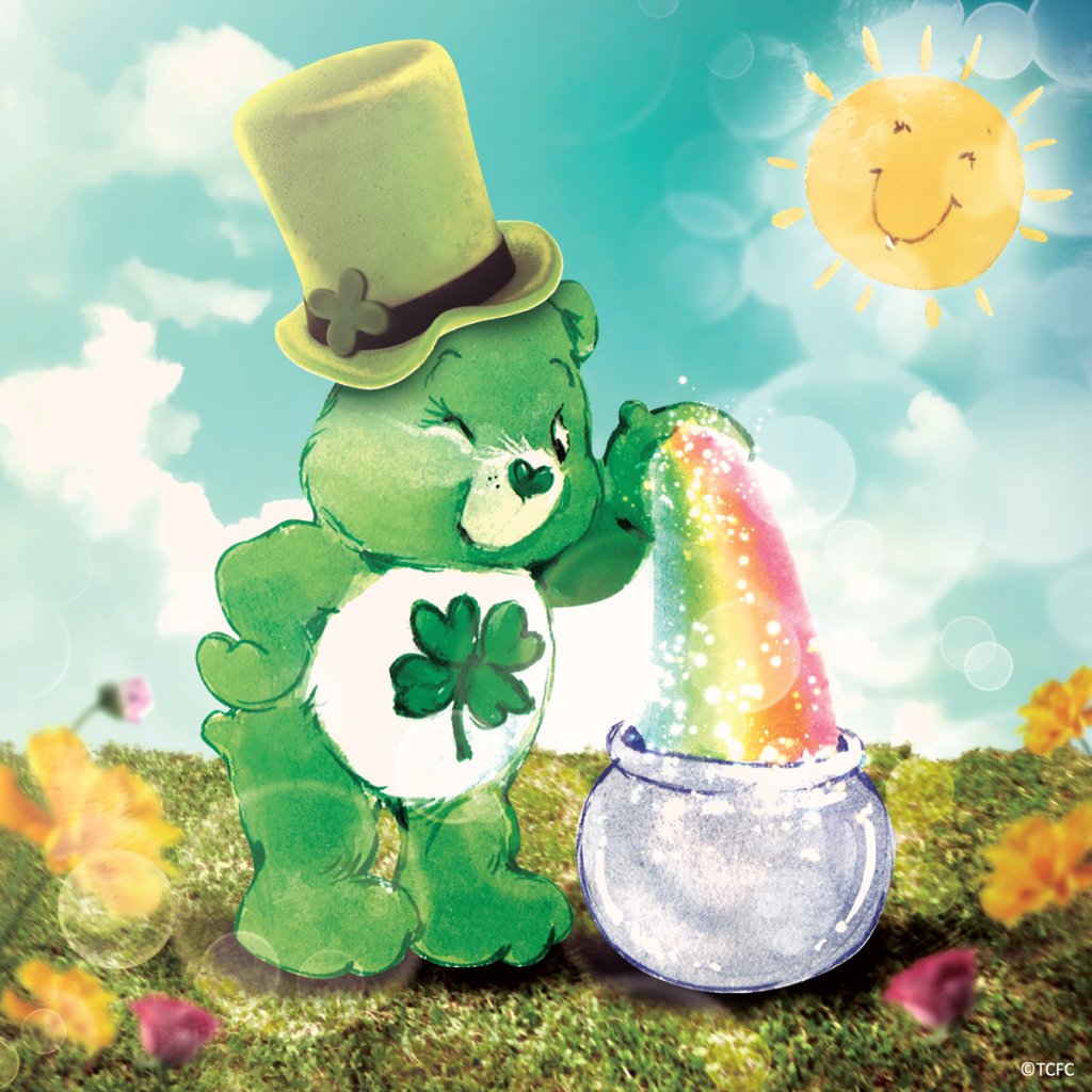 May ur blessings outnumber shamrocks that grow &amp; may trouble avoid u where u go! Happy #StPatricksDay! #CareBears!