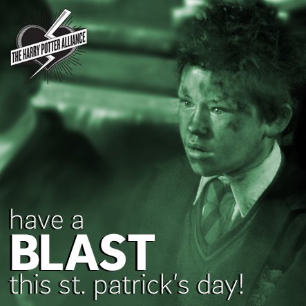 Happy St.Patrick's Day Potterheads!
