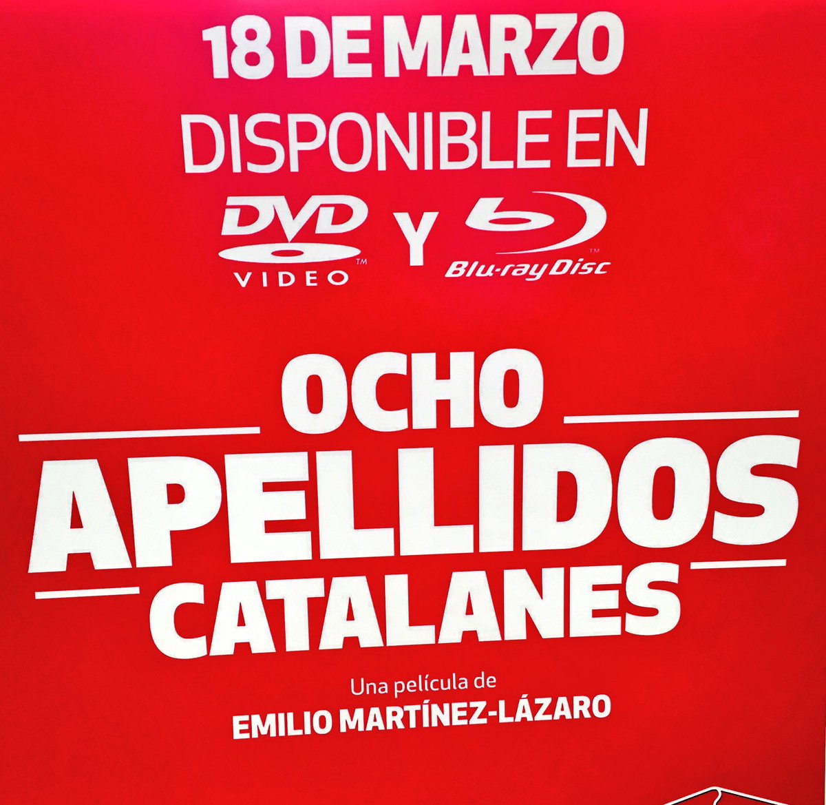 pedazo de día con #8ApellidosCatalanesDVD <a href="/UniversalDVD_BD/">UniversalDVD_BD</a>
 <a href="/8AV_Oficial/">8ApellidosCatalanes</a> 

Ahora de vuelta a Donostia!!