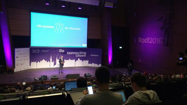wis_org's tweet photo. Z @lmaznica @janstrycharz @dawidsobolak jesteśmy dziś na Personal Democracy Forum #pdf2016 https://t.co/vWEcPDaUkW