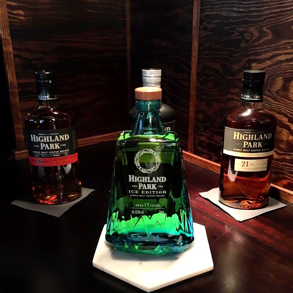 HighlandPark's tweet photo. Notice anything new in this tasting line-up? #HPIceEdition #HighlandPark #whisky https://t.co/SxTFmni45C