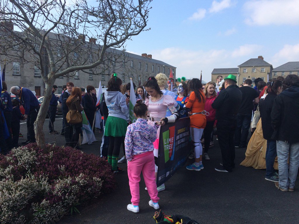 LimeTreeTheatre's tweet photo. Waiting patiently to start @MylesBreen1 #StarlightExpress @MIDAS_MIC #Limerickparade #MIDASXpress @soilsitheoir https://t.co/OLvHeTuuIR