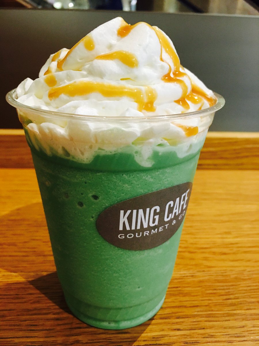 kingcafechicago's tweet photo. Stop by today for our new Matcha Mint Frappe! https://t.co/4hK4ToqH4w