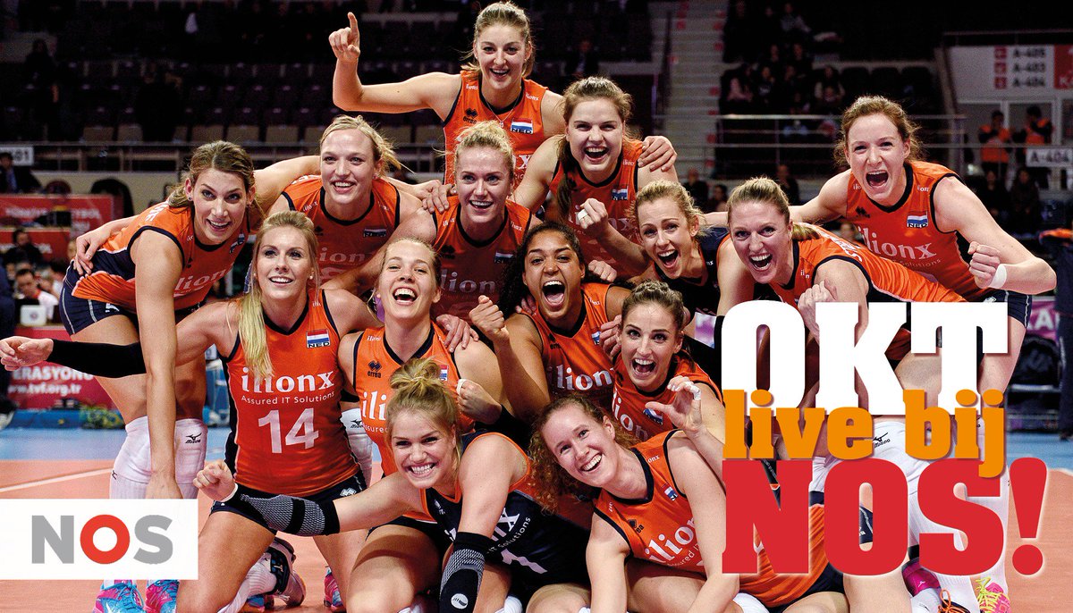 volleybalnl's tweet photo. OKT Volleybaldames volledig live op NOS! https://t.co/oJtSpznmXO #letsgoorange https://t.co/1KnTMcndQM
