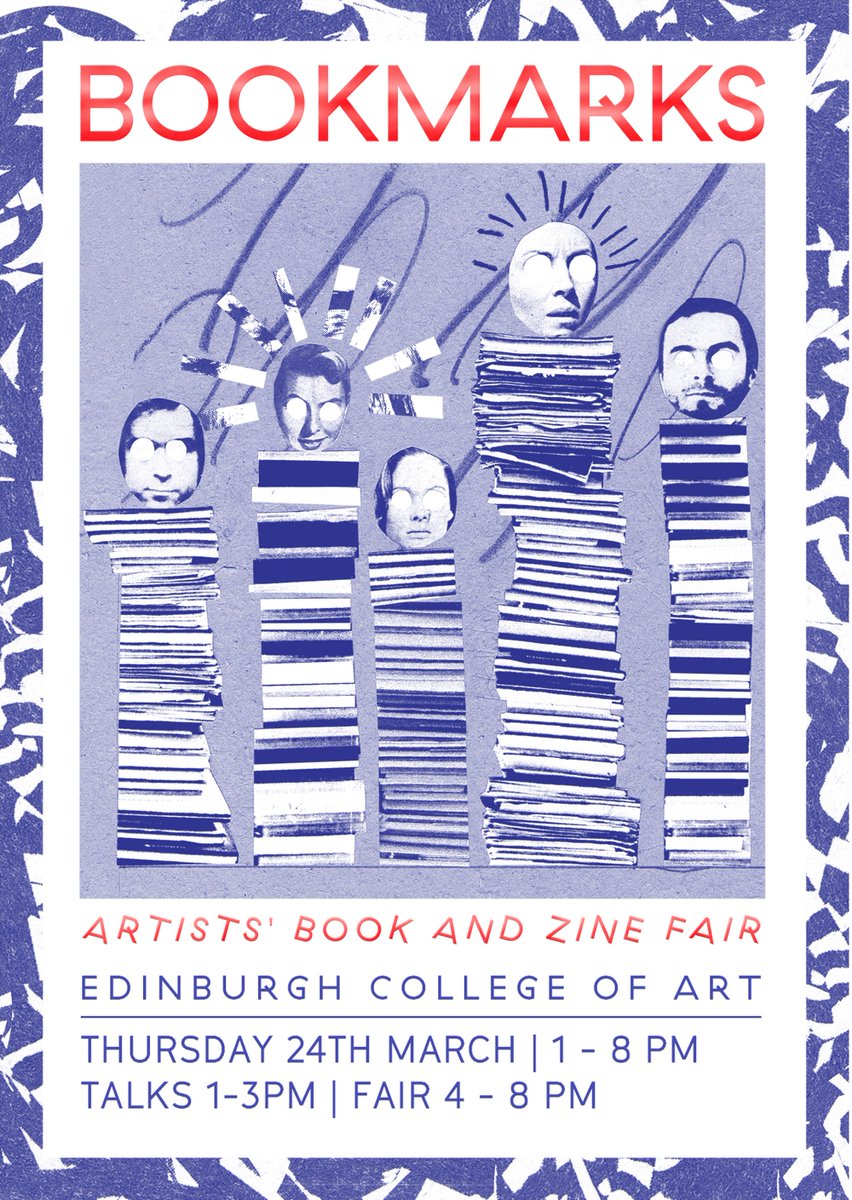 ecaillustration's tweet image. Come see Scotland's best new artist bookmakers at Bookmarks, 24th March @eca_edinburgh