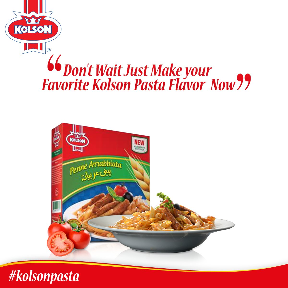 Kolson_Pasta's tweet photo. Don't just wait make your favorite Kolson pasta flavor now!
#Kolsonpasta #Simpledelicious #Foodie #Pasta https://t.co/VIUD3gu5nY