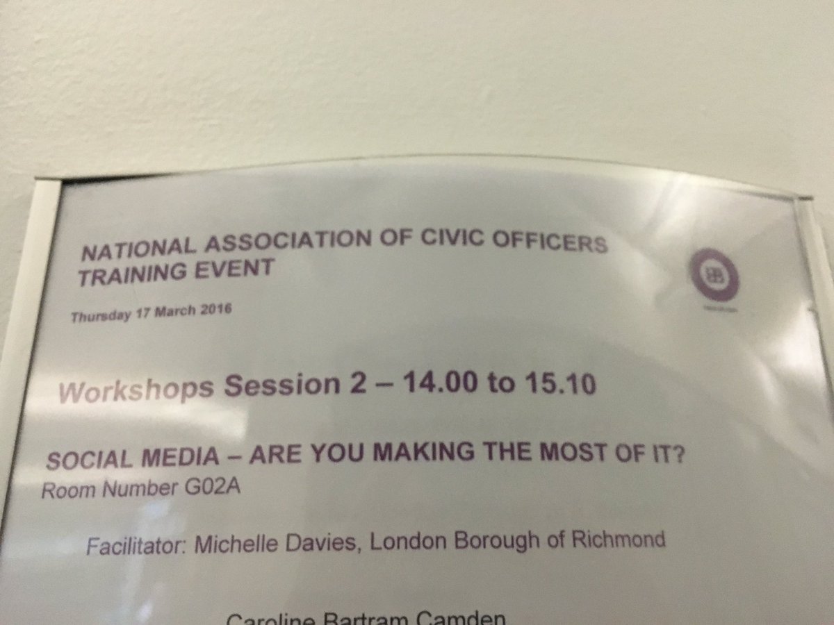 <a href="/naco_civic/">NACO</a> <a href="/MissMichelle00/">Michelle Beaumont</a> looking forward to your seminar on social media