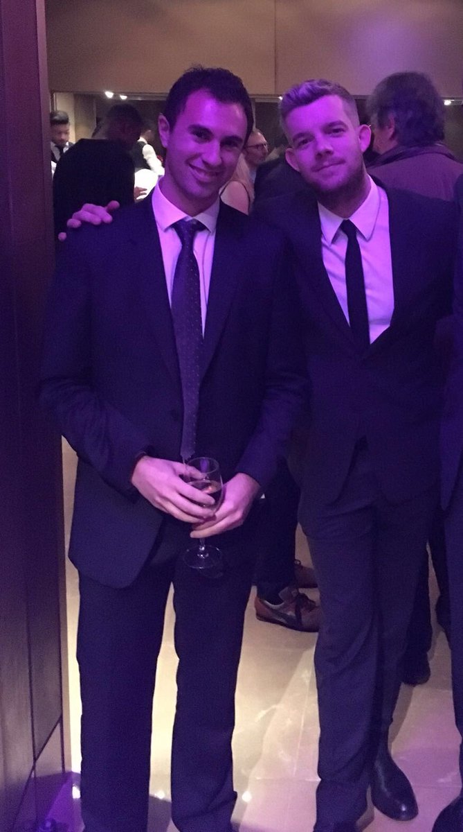 nickybarnett's tweet photo. A real pleasure to meet @russelltovey last night at @BFIFlare What a lovely man. #swoon https://t.co/j9csEeaNuw