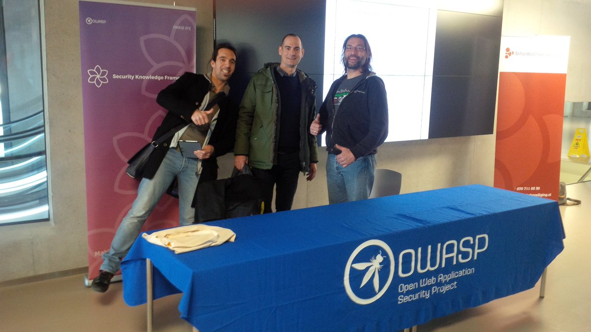 knoblochmartin's tweet image. #OWASP BeNeLux-Day #owaspbnl16