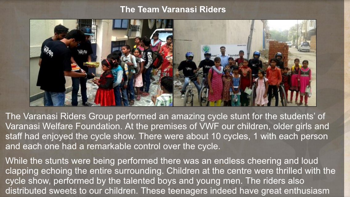 TheTeamVRz's tweet photo. Thank you Varanasi welfare Foundation
https://t.co/zRMakQXtmA
#VWF #Team #VaranasiRiders #RideForSmile https://t.co/e48iZ5glcZ