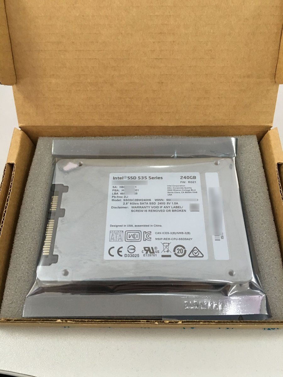 Ffee Na Twitteru 给小胡升级到x220 Ssd本来买250g的850 Evo 结果 无货 最终只能上intel的535系列了 这也是我第一次用intel的ssd 结果发现和我的高级firmtek硬盘盒居然不兼容 便宜的硬盘盒顺利读出 Https T Co Rji4huausw