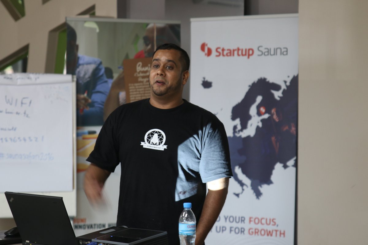 Funguo_Tz's tweet photo. "Sometimes the thing that stops us from moving forward is bureaucracy" - @InkaM @jpb4rretto @ymb 
#Innovationtz https://t.co/OxRIjHElGE