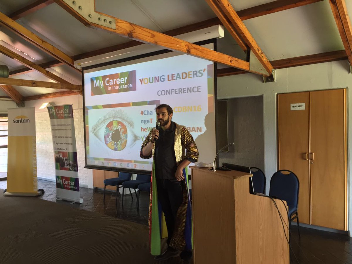 The MC for this morning's <a href="/MyCareer_II/">MyCareerInInsurance</a>  has really for the audience going. <a href="/RISKAFRICA_Mag/">RISKAFRICA</a> <a href="/GayLynn_Rhed/">Gay-Lynn Rheeders</a> <a href="/UFSweb/">UFS</a>