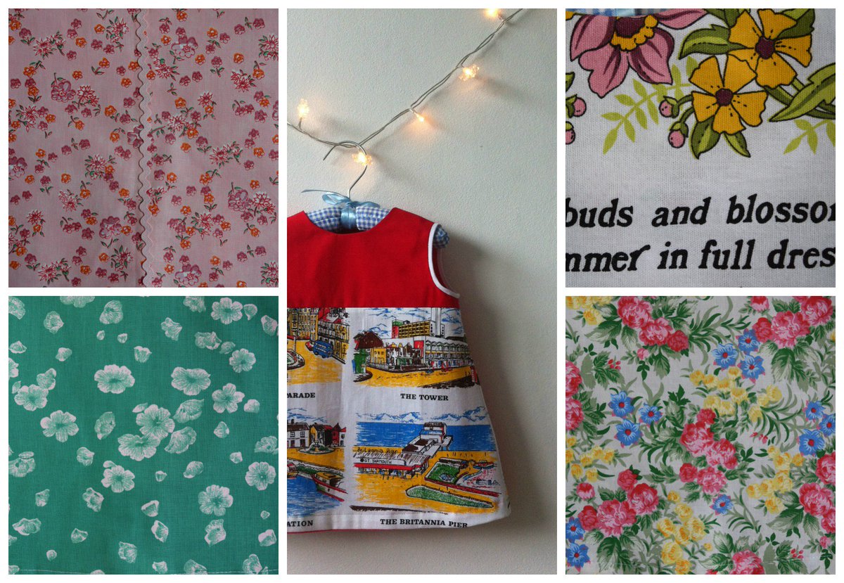vintagehart's tweet photo. #YoungatHart toddler frocks in these fabrics too will b @HandmadePalace @CPFoodMarket ths wknd #rebirth #spring https://t.co/JwBmHHGZ89