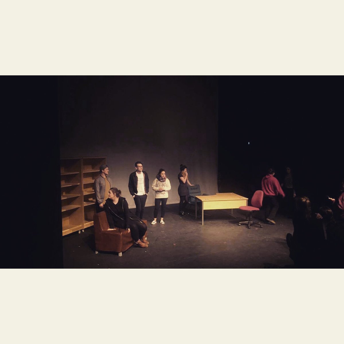 METmusicalT's tweet photo. So we are finally in the theatre and the teching has begun for our production of 9to5 ๐ญ #STAC #STACMT #9to5 https://t.co/1XczGzZRaR