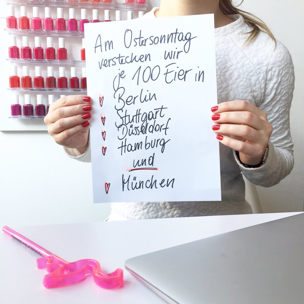Ei Ei Ei #essieOsternDüsseldorf #essieOsternHamburg #essieOsternBerlin #essieOsternStuttgart #essieOsternMünchen
