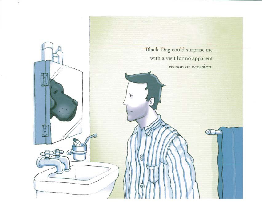 A mental health #ThoughtForTheDay. Need support with the Black Dog? Visit: bit.ly/1QgbxD0