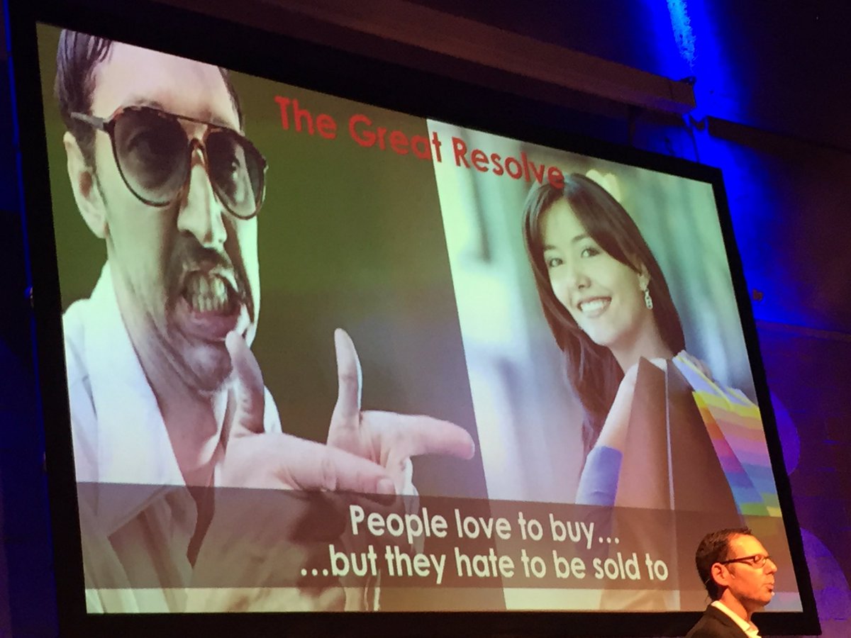 nyba's tweet photo. People love to buy but hate to be sold to. Get this right and you win #josephjaffe #b2bnl #oracle https://t.co/pf21HlzsNa
