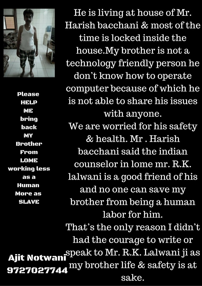 cretafoundation's tweet image. Help @ajit22445 bring back his brother  @MEAIndia  #humanlabor #SOS @abpnewstv @MEAQuery @HCI_Accra Kindly HELP Him