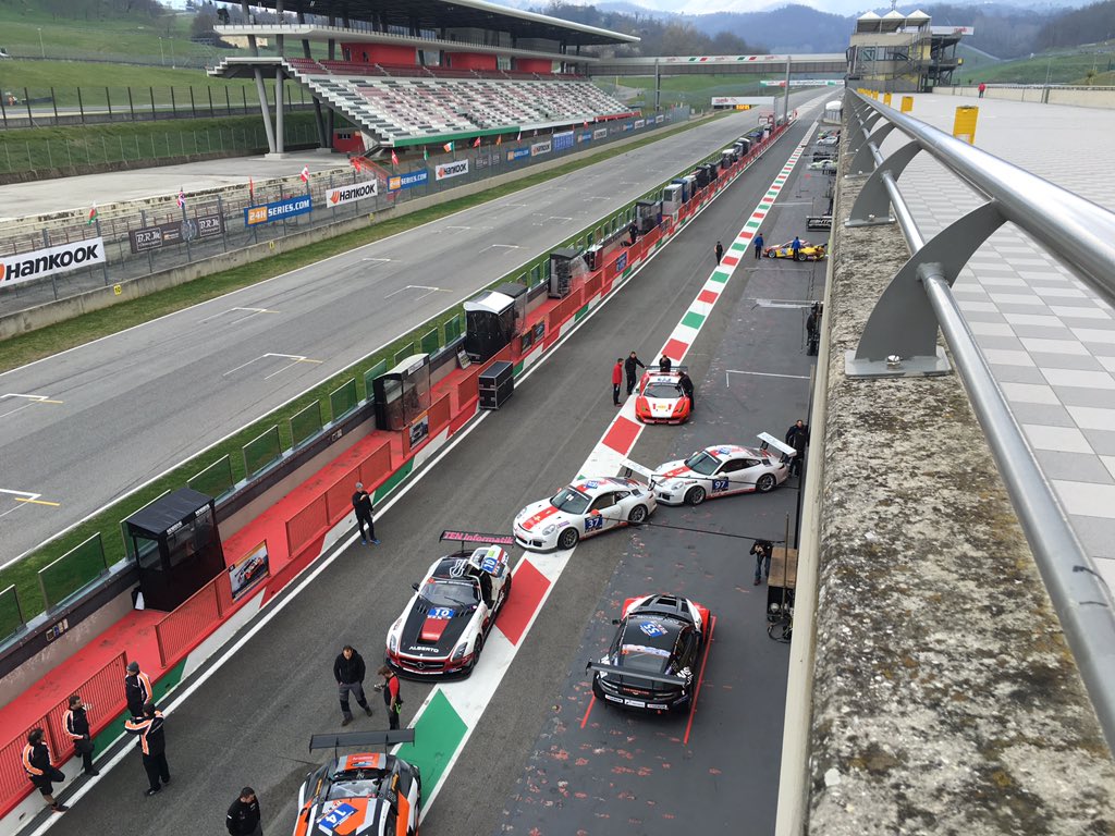 memotec's tweet photo. Good Morning from Italy.
We're here with @24HSERIES for the 2nd race of 2016.
#TrackDataSupport https://t.co/94GU3pQtux