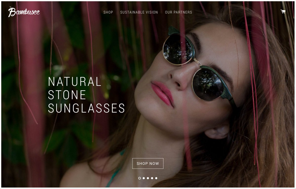 same_studio's tweet image. New work update! Website build for Bambusee, they make sunglasses out of stone, check it out bambusee.com