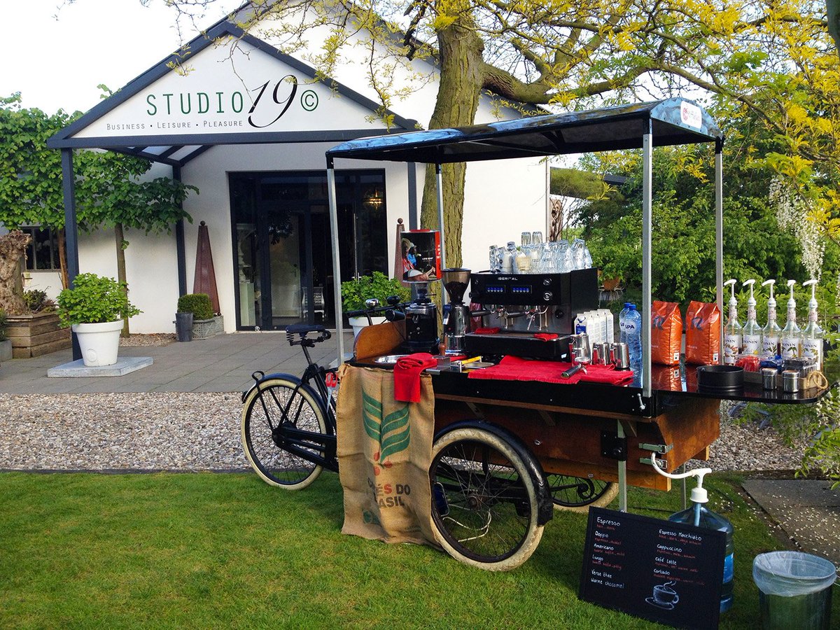 Een #verassende break voor je #teambuilding of  #vergadering, #koffiefiets.com. bij #studio19c.nl. te #Schalkwijk.