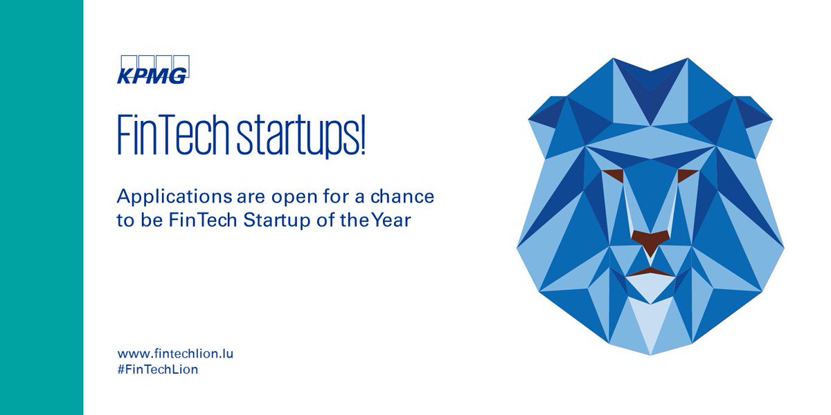 Who's ready to be a #FinTechLion? Entries open for Luxembourg's first FinTech awards fintechlion.lu