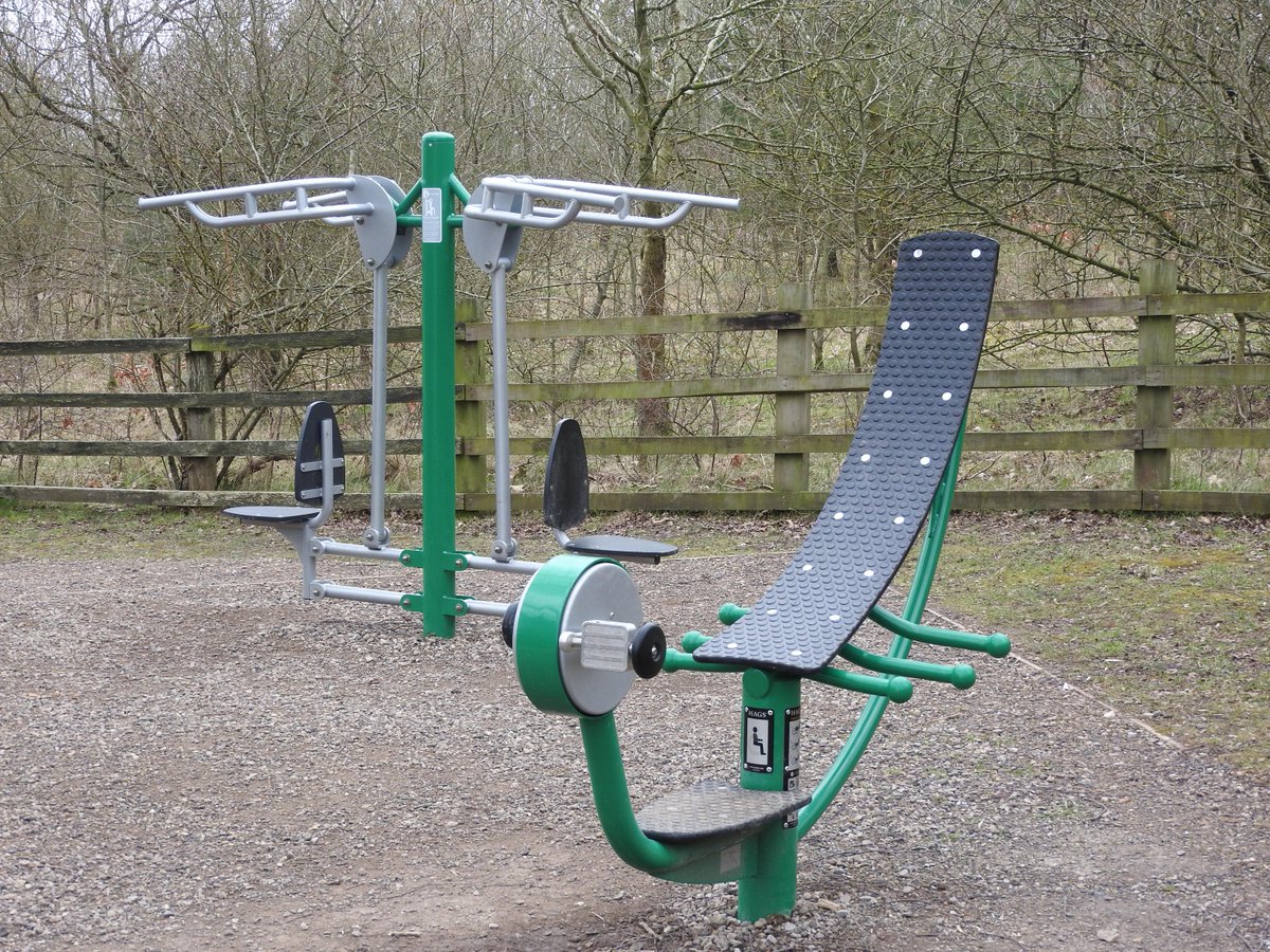 Mightychub's tweet photo. #ShipleyCountryPark has extended its #Trimtrack @AccessibleDS which some of the kit is #access4all now 1.6Km long https://t.co/kvJfUbJCVK