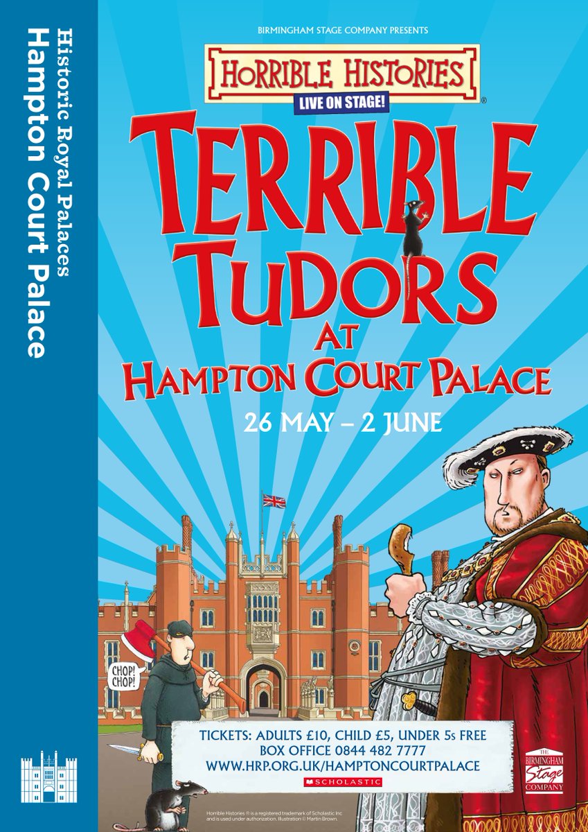 HRP_learning's tweet photo. Horrible Histories are live on stage at Hampton Court. Get tickets before they sell out! https://t.co/fsre02GrSq https://t.co/iwILMTHZYD