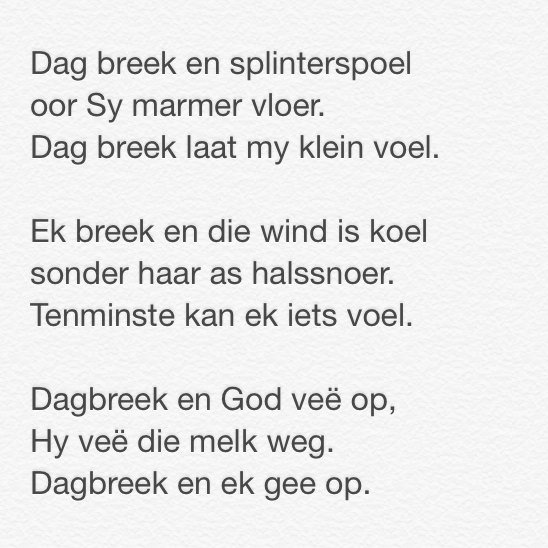 "Om Melkweg te raak"