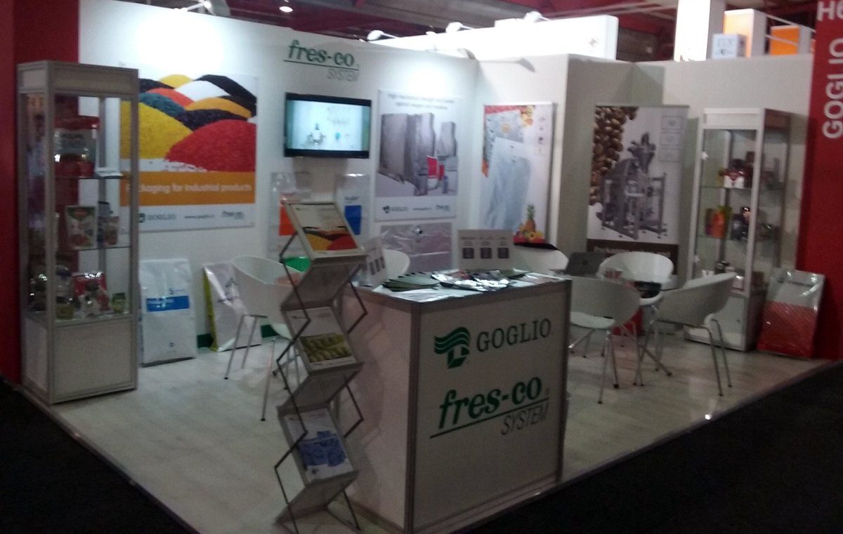 GoglioPack's tweet photo. Great days at @PropakAfrica for @GoglioPack . Booth by @SSQExhibitions #propak16 https://t.co/2YPN3d6UNh