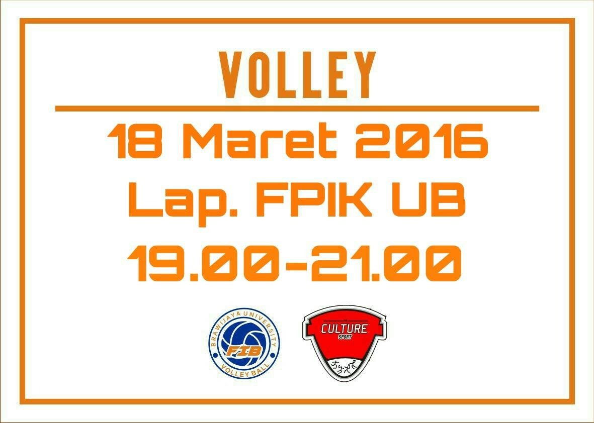 Selamat sore Culture Mania! Ini dia jadwal latihan Volley FIB UB
#VolleyFIB
#SupportFIB
#WeLoveFIB