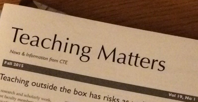 Um excuse me? But ALL things matter