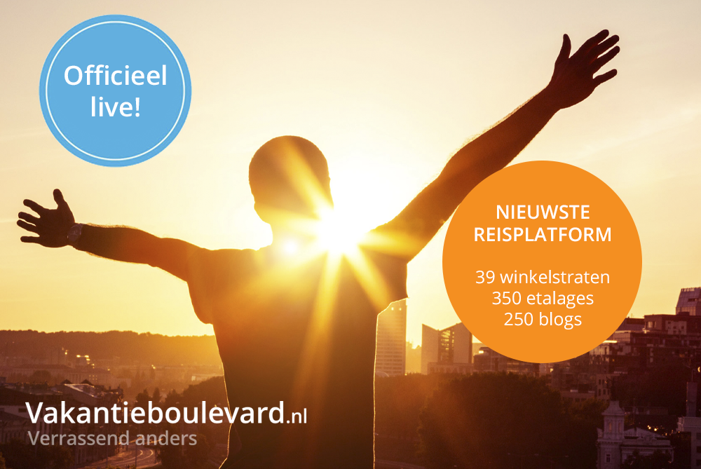 vakantieblvrd's tweet photo. Vanaf nu is Vakantieboulevard.nl officieel live! https://t.co/o91xvu1muM @vakantieblvrd https://t.co/9izPpQtISP