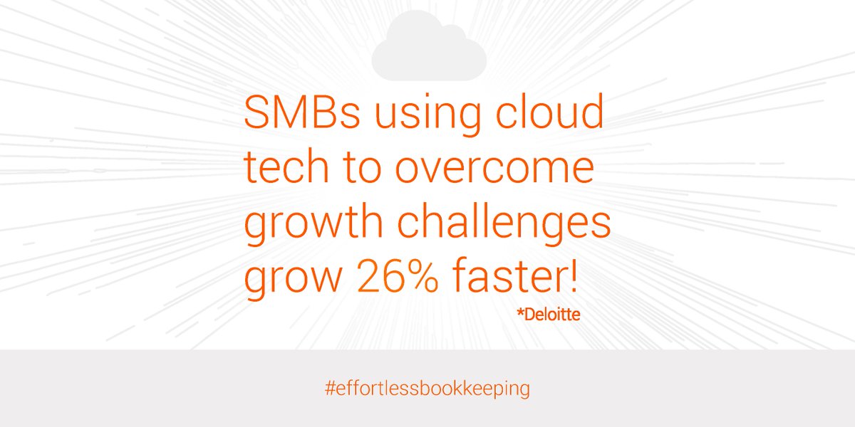 Are you growing your business by taking advantage of cloud technology? #effortlessbookkeeping