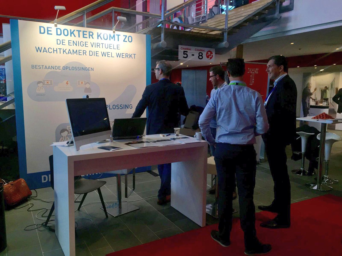 Meer info over #DeDokterKomtZo en de #Videobutler ? Loop bij ons langs op <a href="/HealthValley/">HealthValley</a> #HVE2016 #VirtueleWachtkamer