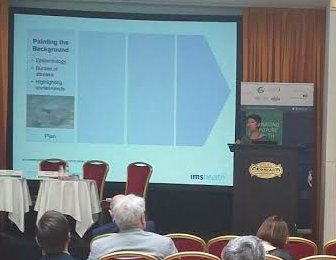IMI_EMIF's tweet photo. Alison Bourke, Scientific Director, Real World Evidence, IMS takes the stage at #EMIF16 @IMSHealth https://t.co/hPCmbnnXgc