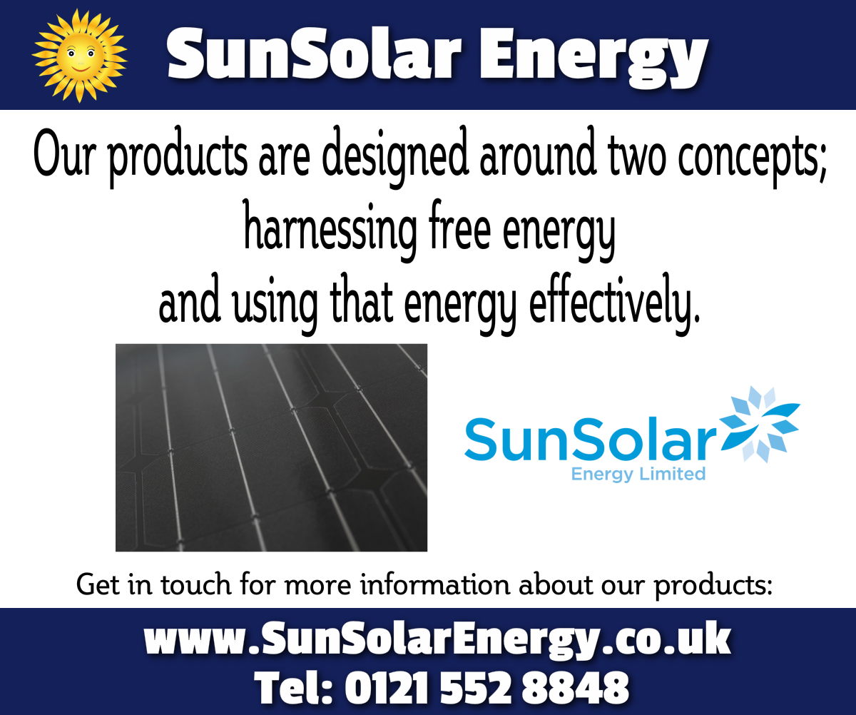 Visit our website for more information: Sunsolarenergy.co.uk