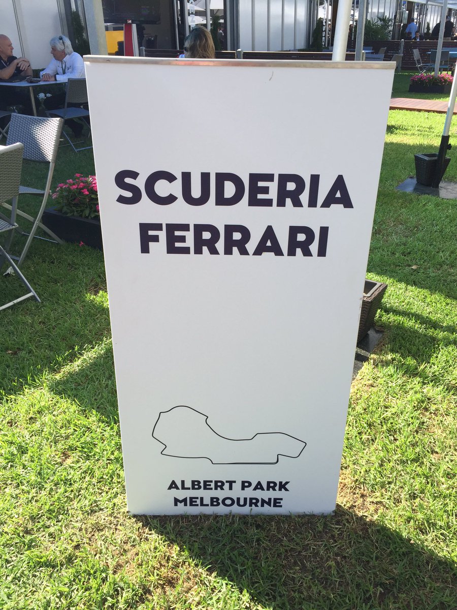Ferrarikid1's tweet photo. Paddock club courtesy of @ScuderiaFerrari taking @SFCMelbourne members through for a visit. @ausgrandprix https://t.co/r9IFzEjRoO