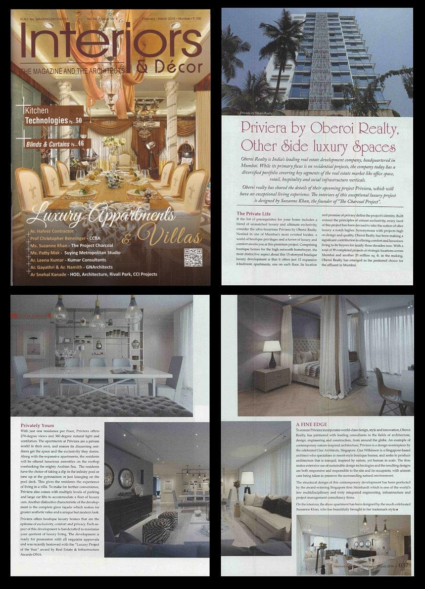 oberoirealty's tweet photo. #Priviera by #OberoiRealty featured in Interiors and Decor Magazine @sussannekhan Read more: https://t.co/O0i1mC9kQ4 https://t.co/5kBJjJqlvy