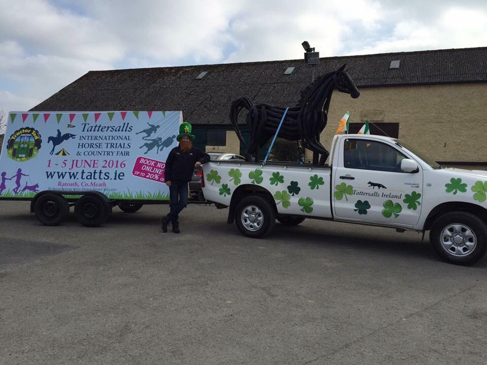 Happy St Patrick's day! Our @Tatts2016 all set for the parade in Ratoath!