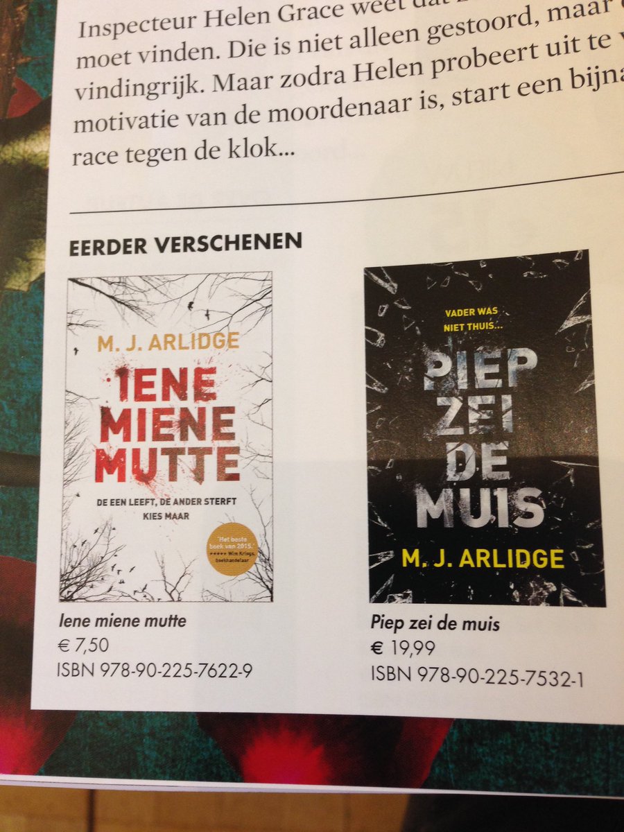 SuzannePlug's tweet image. Mijn grote favoriet!!! Bloedstollend, gruwelijk en nagelbijtend spannend! @mjarlidge #Plukeenroos