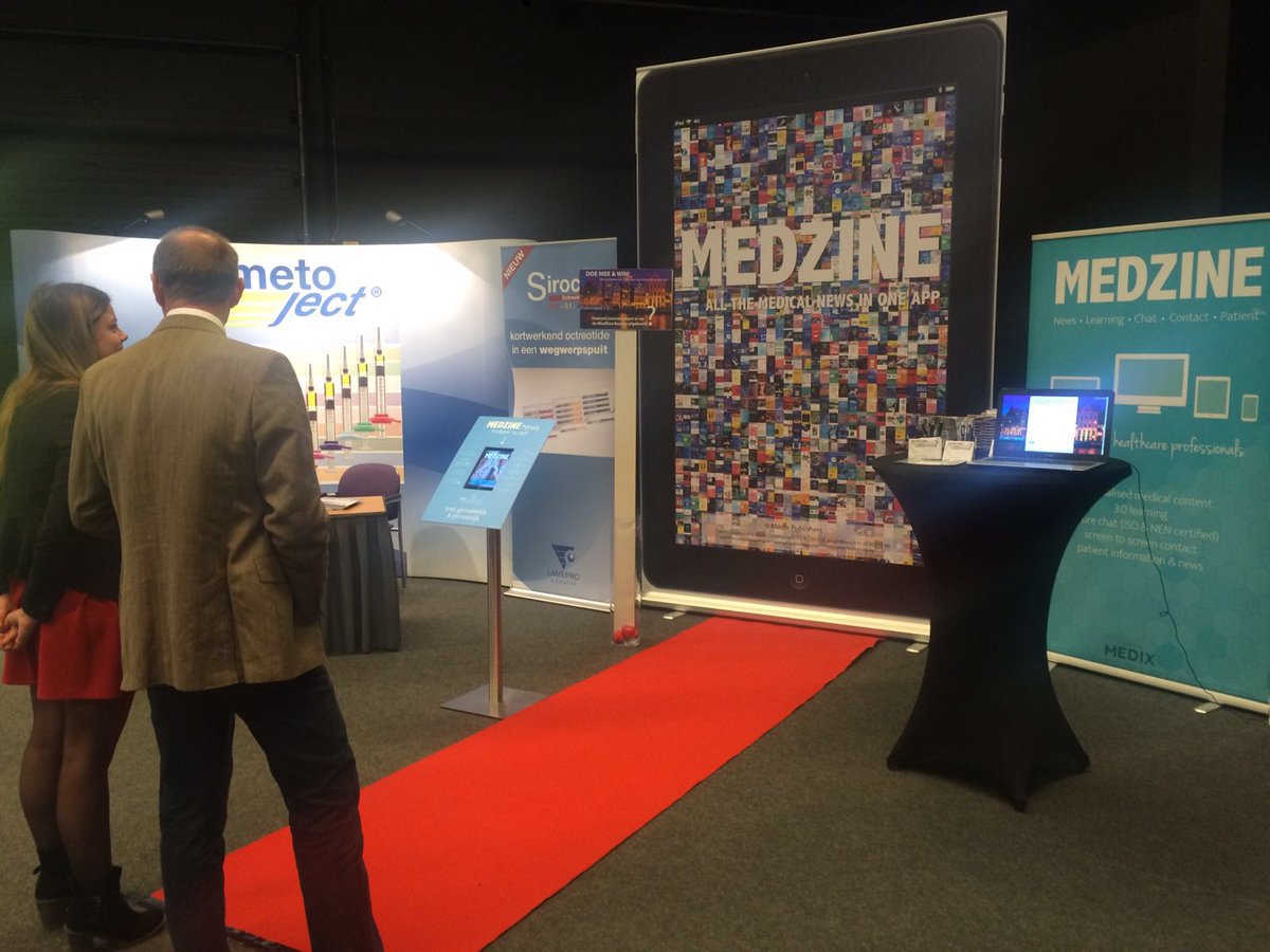 MedZine_portals's tweet photo. MedZine is vandaag aanwezig op het voorjaarscongres van de Nederlandse Vereniging voor Gastroenterologie! #NVGE https://t.co/SipISsmuem